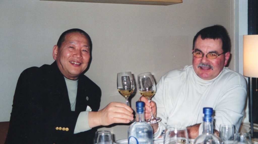 2005年　ホテルオークラ退職時のボーナスでブラッセルの有名レストランでの食事