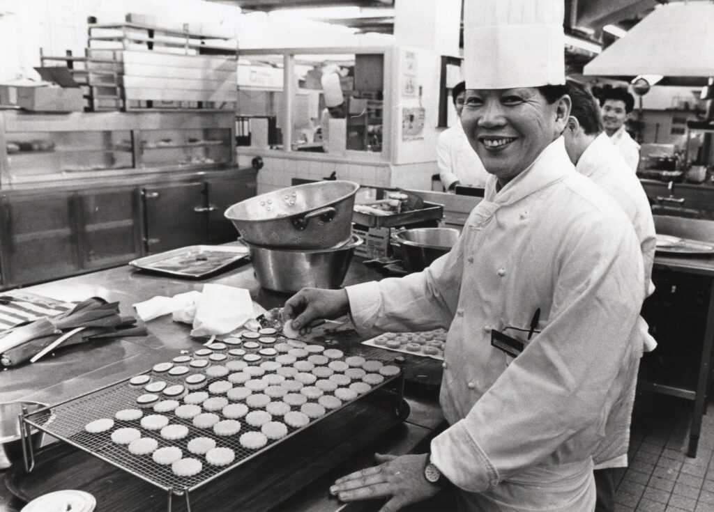 1985年頃　職場にて