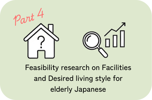 Feasibility research on Facilities and Desired living style for elderly Japanese